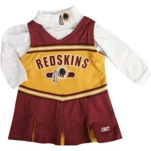  Washington Redskins Toddler Long Sleeve Cheerleader Jumper 
