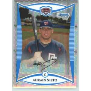 Fractors #BDPP9 Adrian Nieto DP   Washington Nationals (Draft Pick 