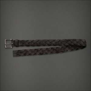CLEARANCE Abercrombie and Fitch Mens Vintage Leather Belt Woven 