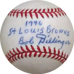  Bob Dillinger 1946 ST. Louis Browns Autographed/Hand 