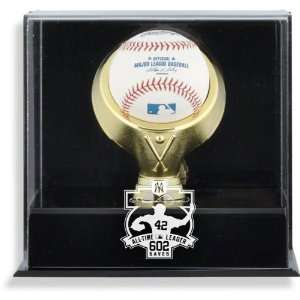  Mariano Rivera 602 All Time Saves Leader Wall Mounted Gold 