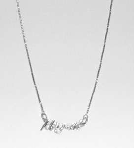 Sterling Silver Name Necklace   Name Plate   ABIGAIL  