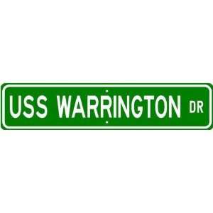 USS WARRINGTON DD 843 Street Sign   Navy Sports 