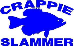 CRAPPIE FISHING Hunting Catfish Bass Vinyl Decal 2023  