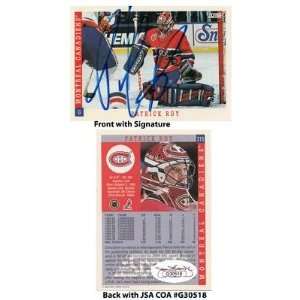   Score #315 Montreal Canadiens Trading Card JSA COA   Signed NHL Hockey