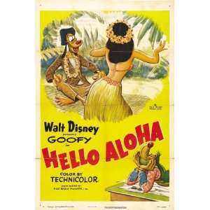 Hello Aloha Movie Poster (11 x 17 Inches   28cm x 44cm) (1952) Style A 