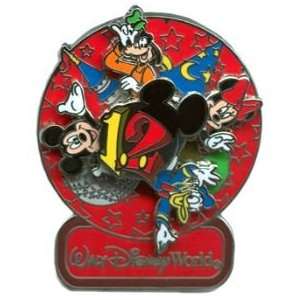  Walt Disney World 2012 Spinner Pin 88134 