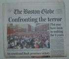 BOSTON GLOBE CONFRONTING THE TERROR 09/14/01   911