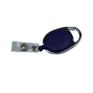   Carabiner Style Retractable Reel Key id badge Holder