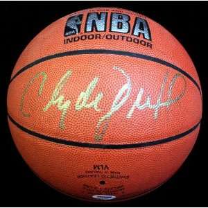  Clyde Drexler Autographed Basketball   Psa dna Sports 