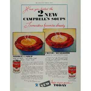   Chicken Cream of Mushroom Soup   Original Print Ad