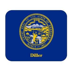  US State Flag   Diller, Nebraska (NE) Mouse Pad 