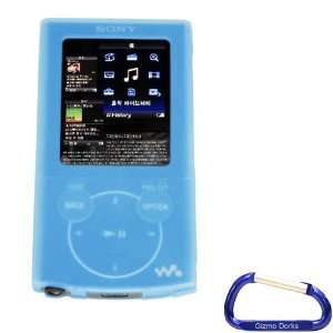 Sony Walkman NWZ E344 / NWZ E345 Silicone Gel Skin Case Cover (BLUE 