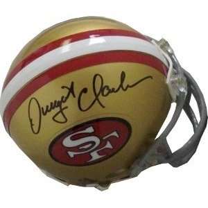  Dwight Clark signed San Francisco 49ers Replica Mini 