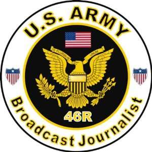  United States Army MOS 46R Broadcast Journalist Decal 