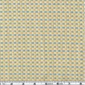  58 Wide Designer Outdoor Fabric Sunkissed Gingham Pacific 