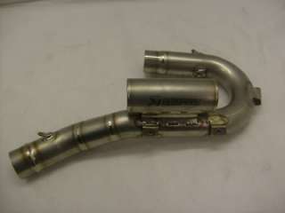 New 2008 Akrapovic YZ450F titanium exhaust header pipe  