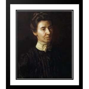 Eakins, Thomas 28x34 Framed and Double Matted Portrait of Mary Adeline 