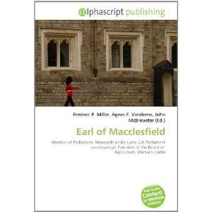  Earl of Macclesfield (9786133848030) Books