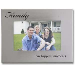  4x6 Pewter Metal Family Picture Frame