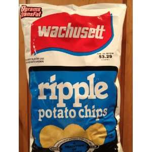 Wachusett Ripple Potato Chips, Family Size 10 ounce Bags (8 Pack 