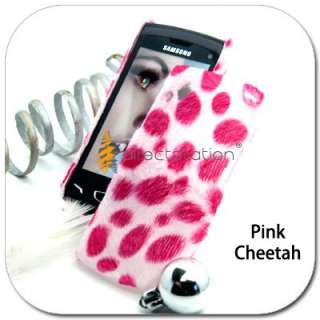 Cheetah VELVET Skin Case Cover Samsung Wave 2 S8530 II  