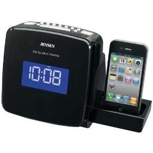  Jensen Docking Digital CD Clock Radio for iPod and iPhone 