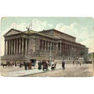   Postcard St. Georges Hall Liverpool England UK 