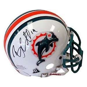Brandon Marshall Autographed Mini Helmet   Autographed NFL Mini 