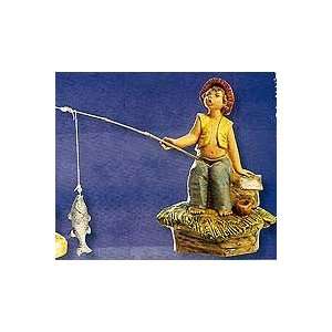  Fontanini Nativity Jada Little Boy Fishing 2011 Event 