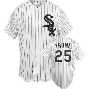  Jim Thome White Sox Pinstripe MLB Replica Jersey Sports 