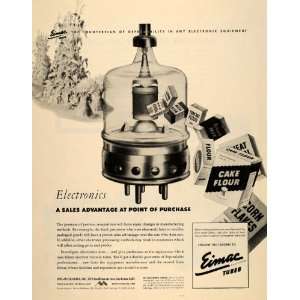   Ad Eimac Electron Vacuum Tube Eitel McCullough   Original Print Ad