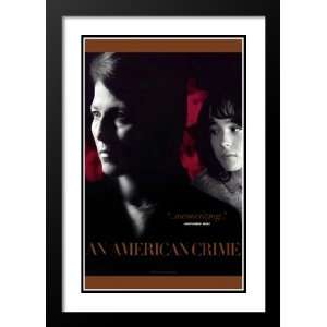 An American Crime 32x45 Framed and Double Matted Movie Poster   Style 