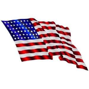  Wave American Flag   Peel and Stick Wall Decal by 