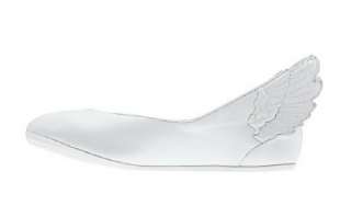 Adidas ObyO Jeremy Scott JS Wings Ballerina Flat Shoes Angel WHITE 