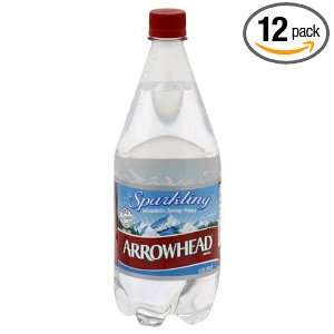 Arrowhead Sparkling Spring Water, 1 Ounce (Pack of 12)  