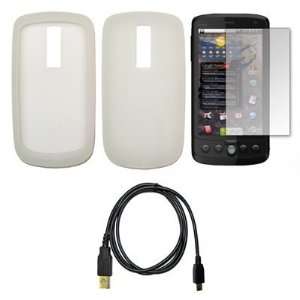  Clear Silicone Gel Skin Cover Case + Screen Protector 