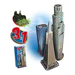  Wrebbit Puzz 3D 3 in 1 Pak   US Bank Tower, SunAmerica 