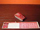 Transformers Warpath 1985 G1 Maroon Tank  