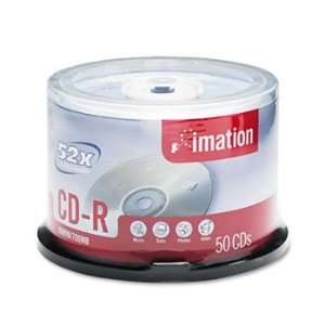  imation® CD R Recordable Disc DISC,CDR,52X,50SPINDL,SR 