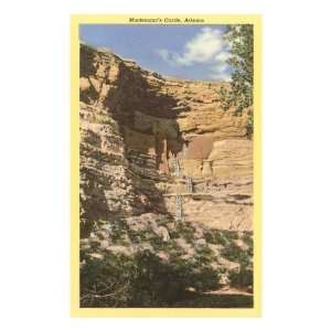  Montezumas Castle, Arizona Premium Poster Print, 8x12 