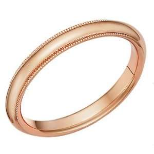   Edge, Half Round Style MHR025MW by Wedding Rings by Oromi, Finger Size