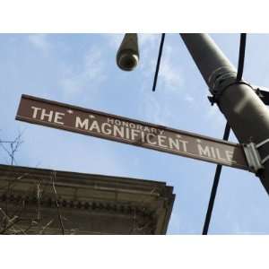  Michigan Avenue or the Magnificent Mile, Famous for Its 