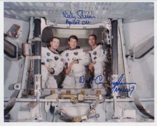 NASA APOLLO ASTRONAUT WALT CUNNINGHAM & WALLY SCHIRRA 2  