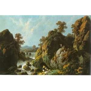  Landscape with Waterfall    Print