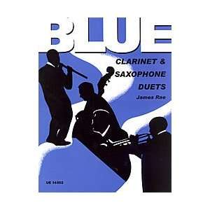  Blue Clarinet and Saxophone Du Musical Instruments