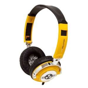 iFrogz EP NP 8200 EarPollution Nerve Pipe Headphones   Stripes (Yellow 