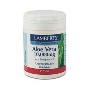  Lamberts Aloe Vera 10000 mg 90 Tablets Beauty