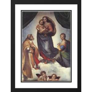   28x38 Framed and Double Matted The Sistine Madonna