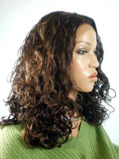 LACE FRONT INVISBILE HAIRLINE NO SHED SPANISH WAVY WIG  